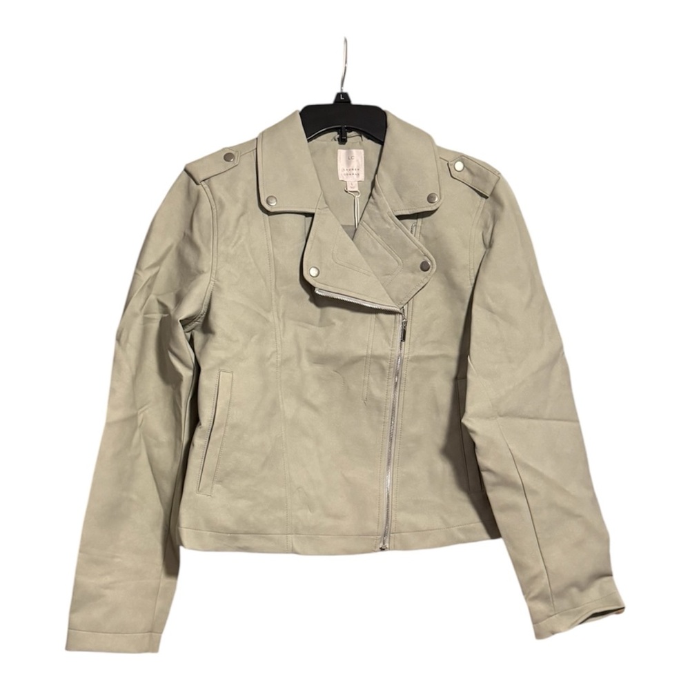 LC Lauren Conrad Light Mint Leather Jacket